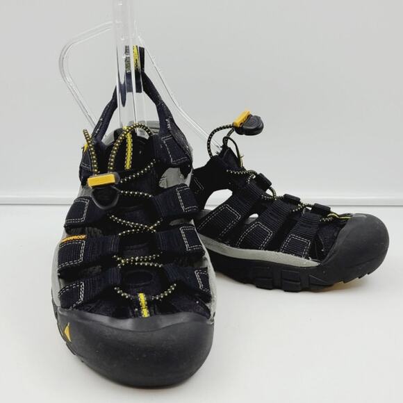 Keen Womens Anti Odor Anatomic Footbed Waterproof Sandals Sz 8 Black PRE-OWNED - Picture 1 of 9